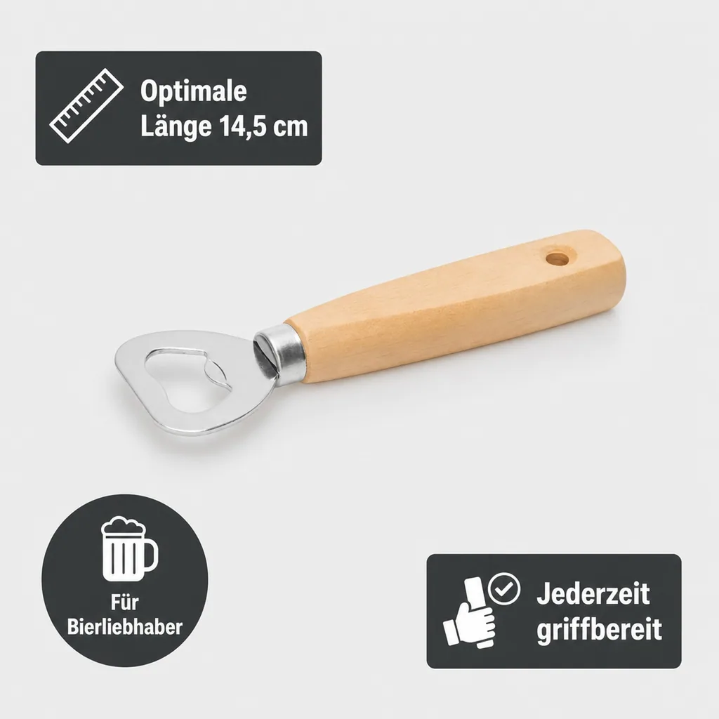 Flaschenöffner mit Aufhängeöse