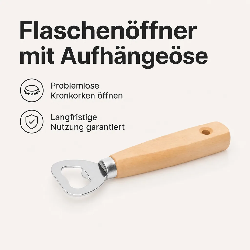 Flaschenöffner mit Aufhängeöse