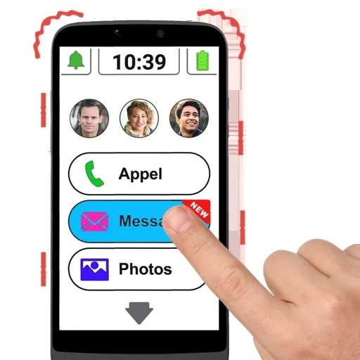 Senioren Outdoor Smartphone M510-M + GRATIS Magnet-Ladekabel