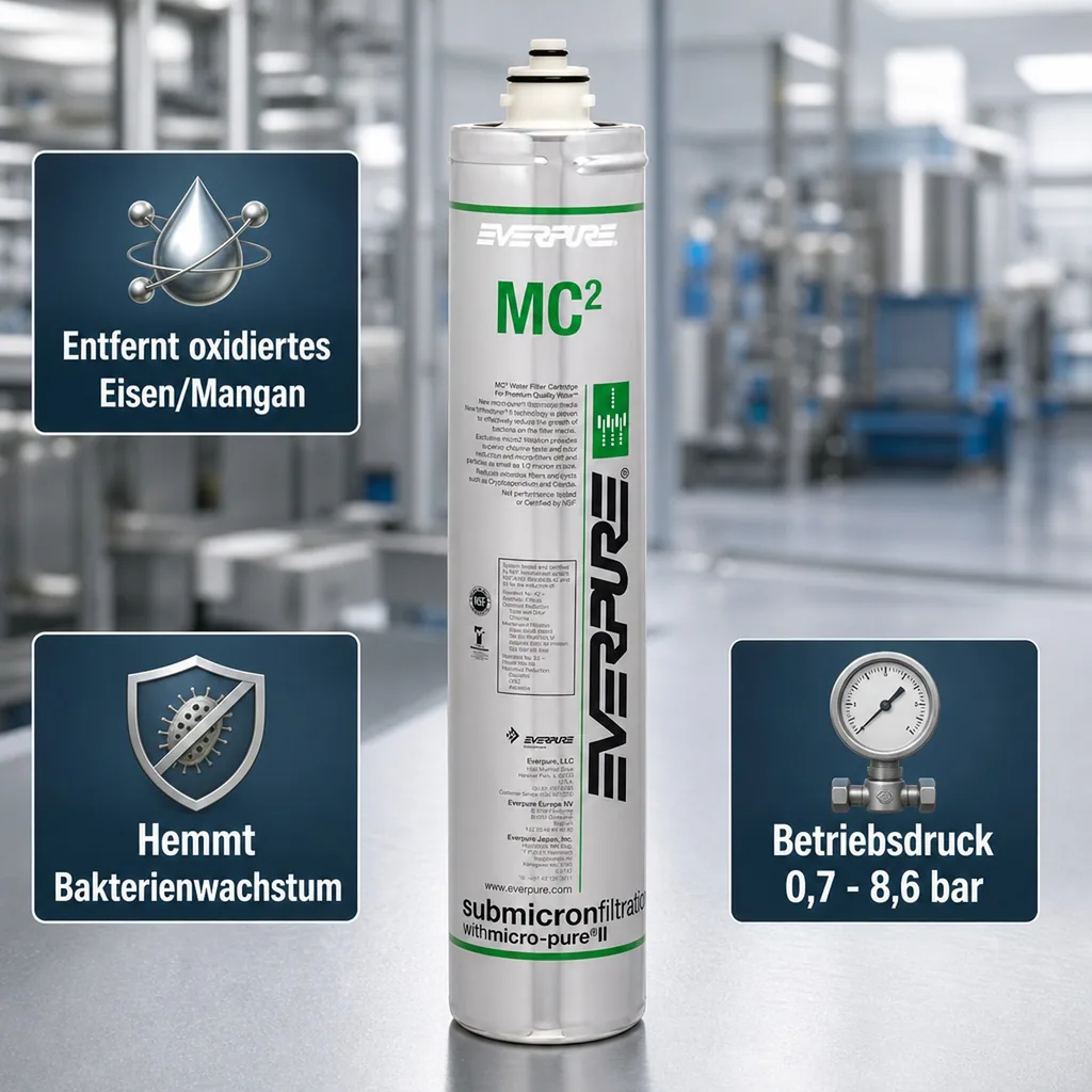 Wasserfilter, Filterpatrone - EVERPURE MC2 für Premium Wasser, Kaltgetränke, Postmix