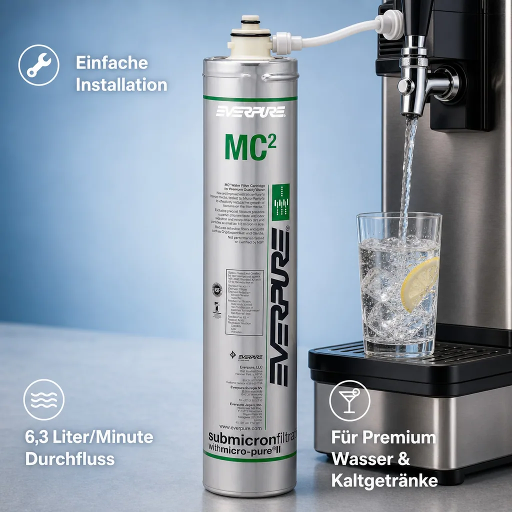 Wasserfilter, Filterpatrone - EVERPURE MC2 für Premium Wasser, Kaltgetränke, Postmix