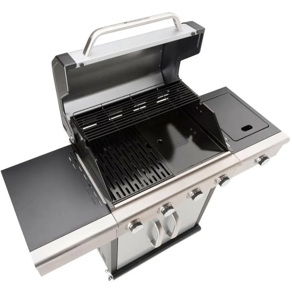 Triton 4.1 silver gas barbecue - Gasgrill - BBQ - geeignet für 12 Personen