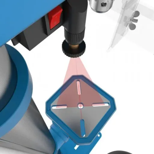 Säulenbohrmaschine Xtra Long GSB 20 mit Laser und Schräge 500W