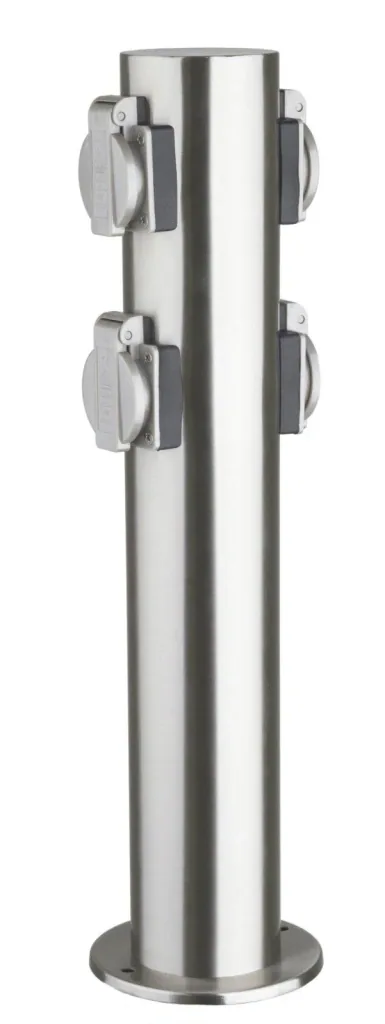 Edelstahl Energieverteiler 4-fach