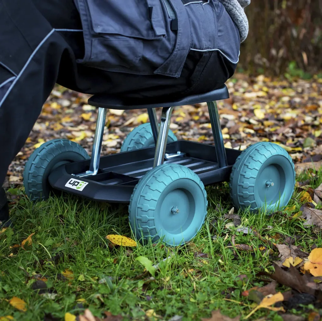 Garten-Rollsitz                                                                         Ergonomisch - Rückenschonend