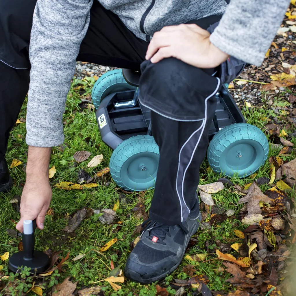Garten-Rollsitz                                                                         Ergonomisch - Rückenschonend