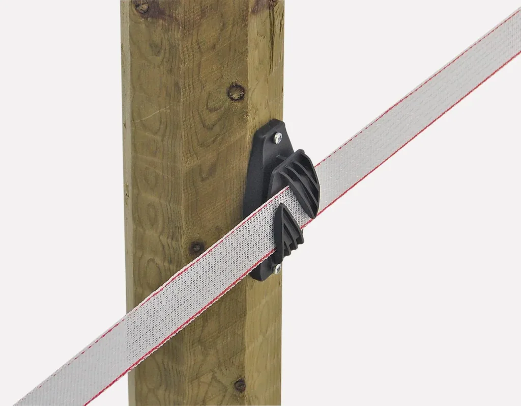 Breitbandisolator 40 mm, Farbe schwarz, 10 Stück