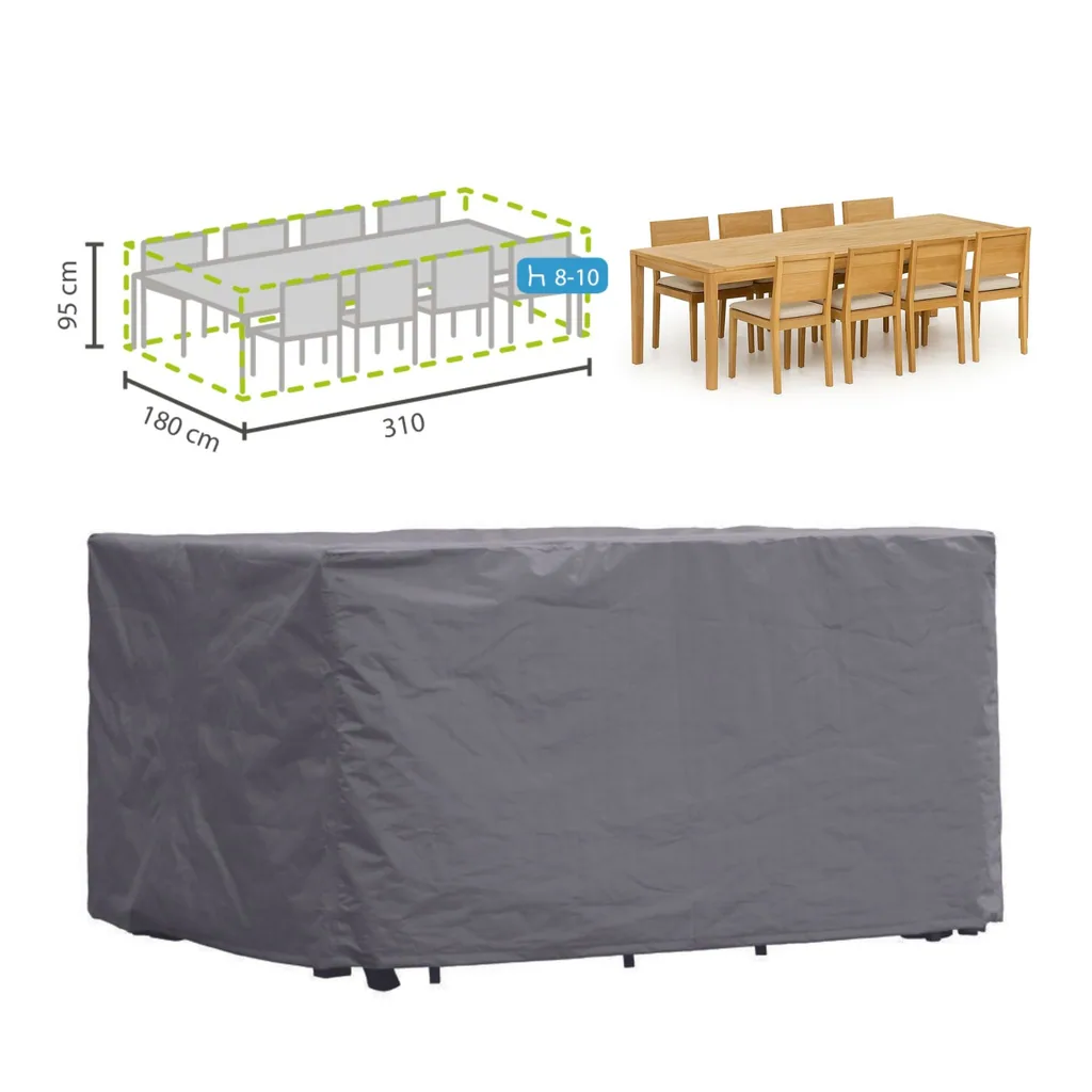 schutzhülle für rechteckiges lounge-set - xxl