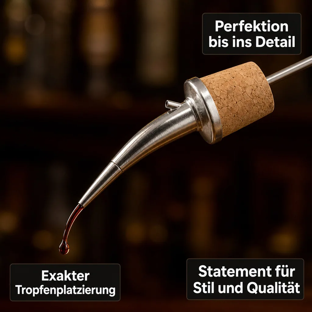 Ausgießer für Flaschen (0,7-1,0 l), HORN Metall, 31,5 mm