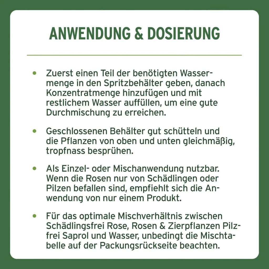 Combi-Rosen Spritzmittel für 10 Liter