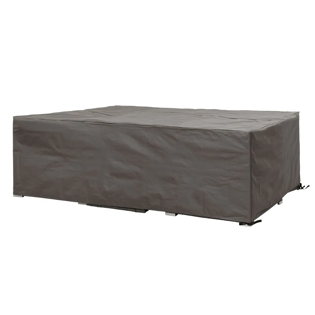 Rechteckige Gartenmöbel-Abdeckung 280 x 230 x 80 cm, wasserdicht und UV-beständig, robuste Allwetter-Abdeckung für große Terrassen- und Loungesets