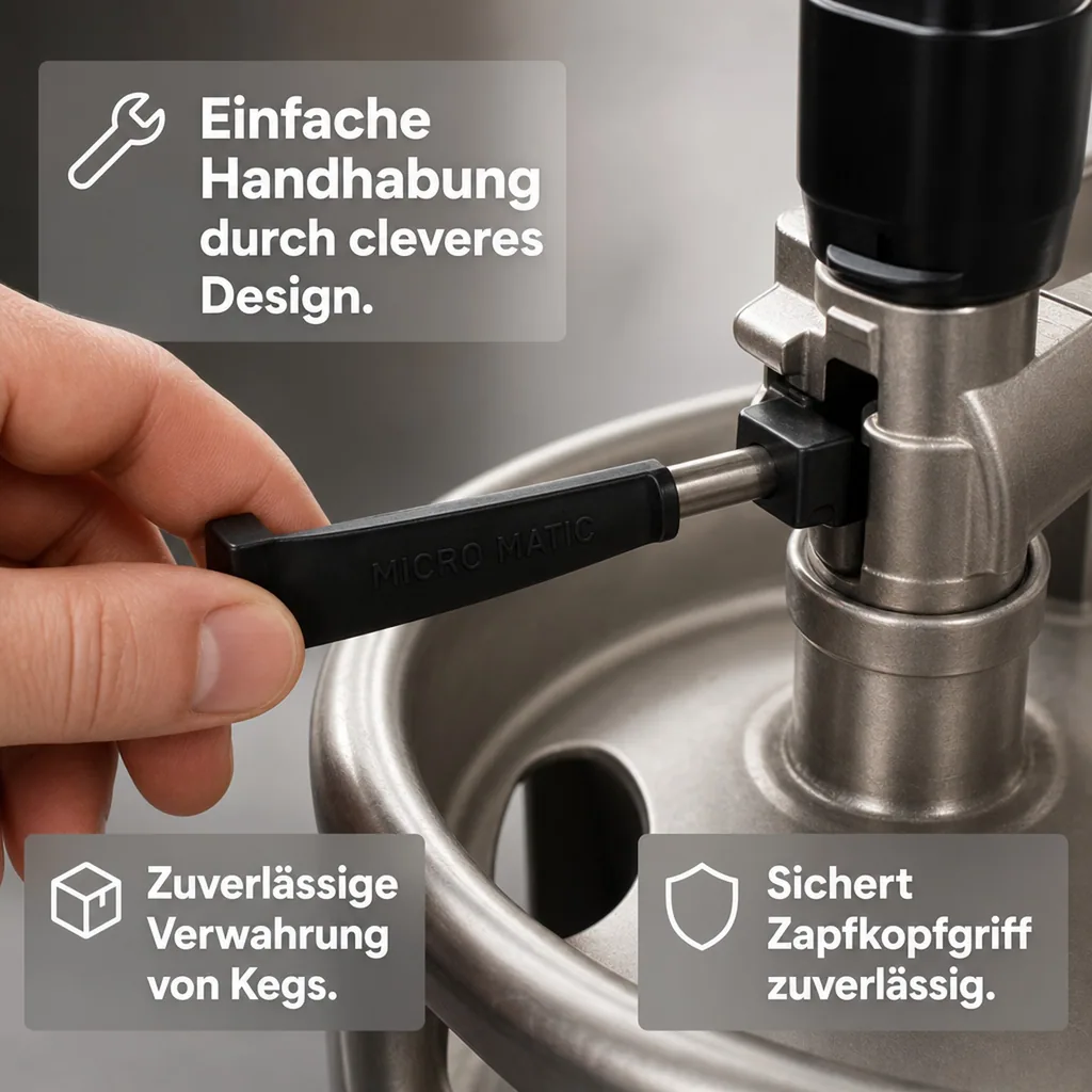 Stift für Zapfkopfgriff für Keg - Verschluss (Hiwi und Micro Matic)