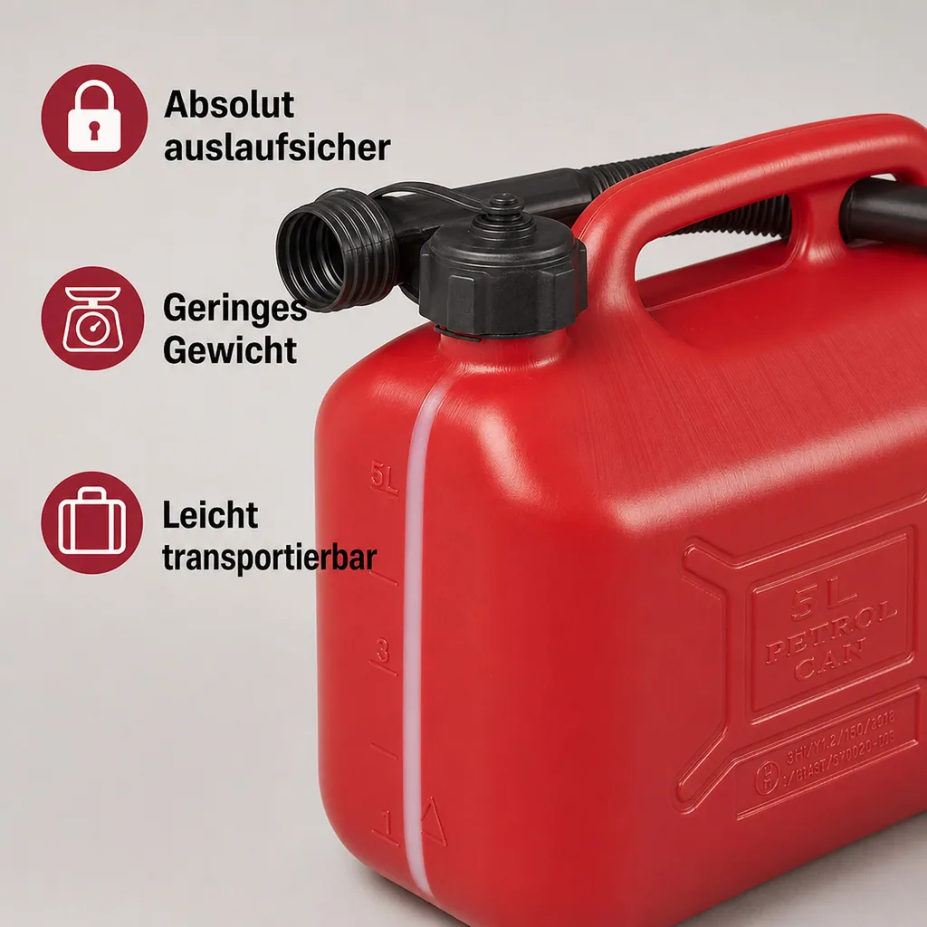 Kraftstoffkanister rot 5L