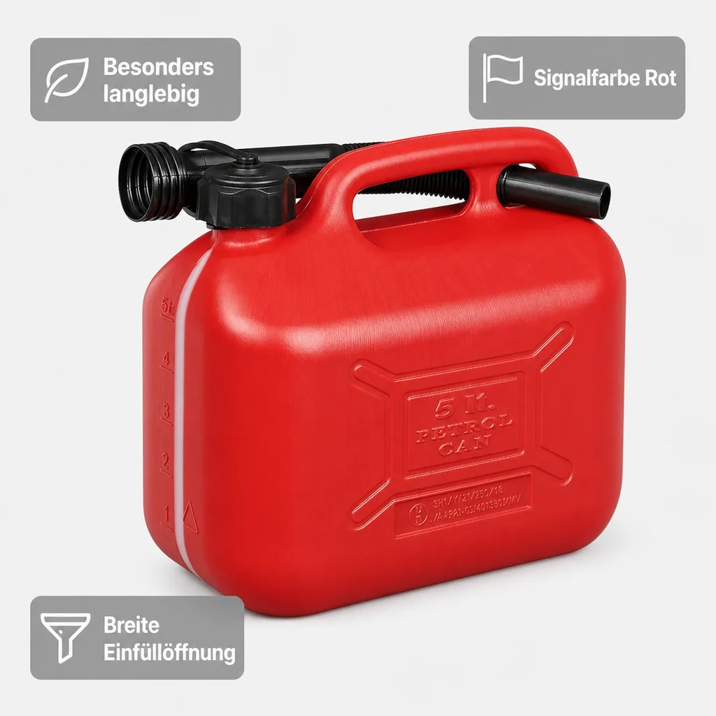 Kraftstoffkanister rot 5L