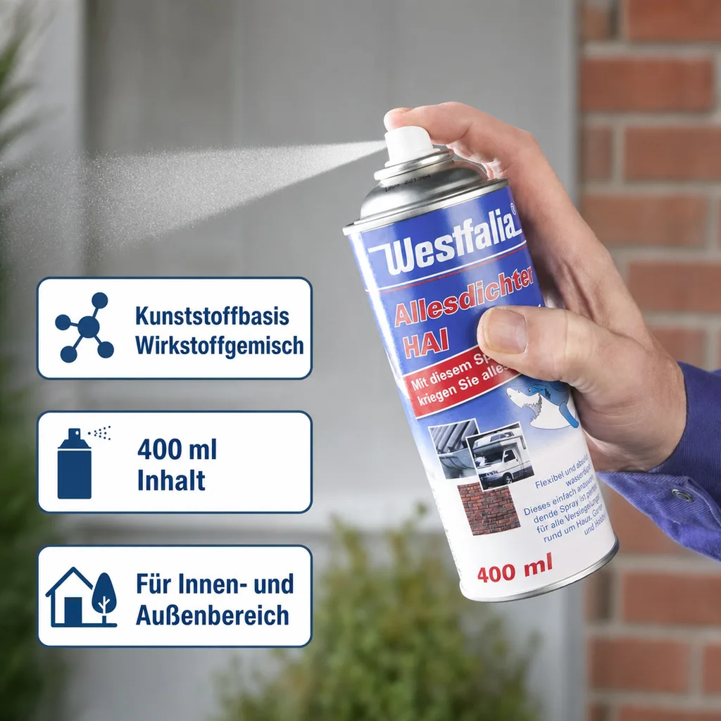 Allesdichter 400 ml Spray, Farbe schwarz