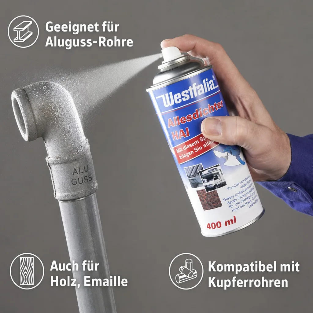 Allesdichter 400 ml Spray, Farbe schwarz