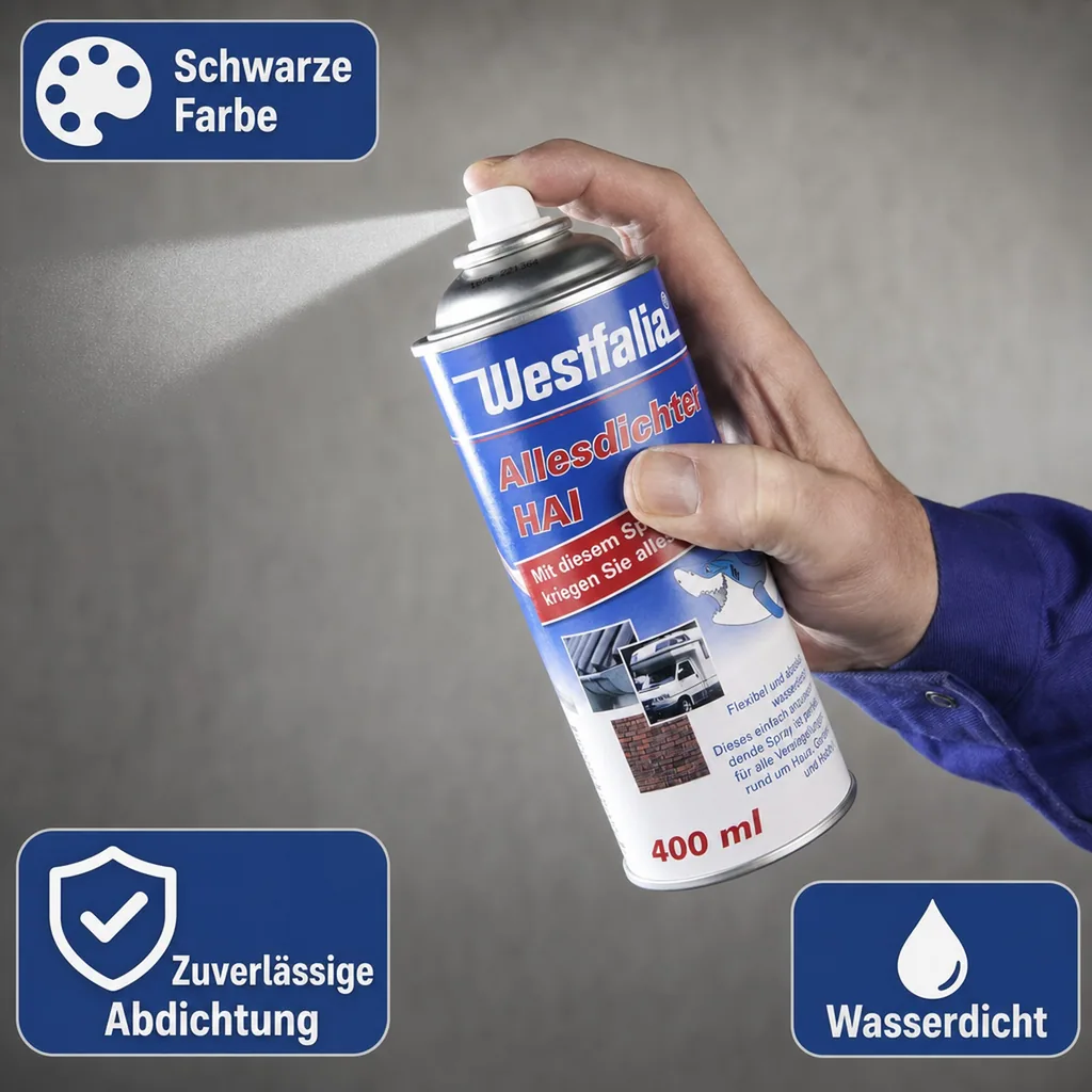 Allesdichter 400 ml Spray, Farbe schwarz