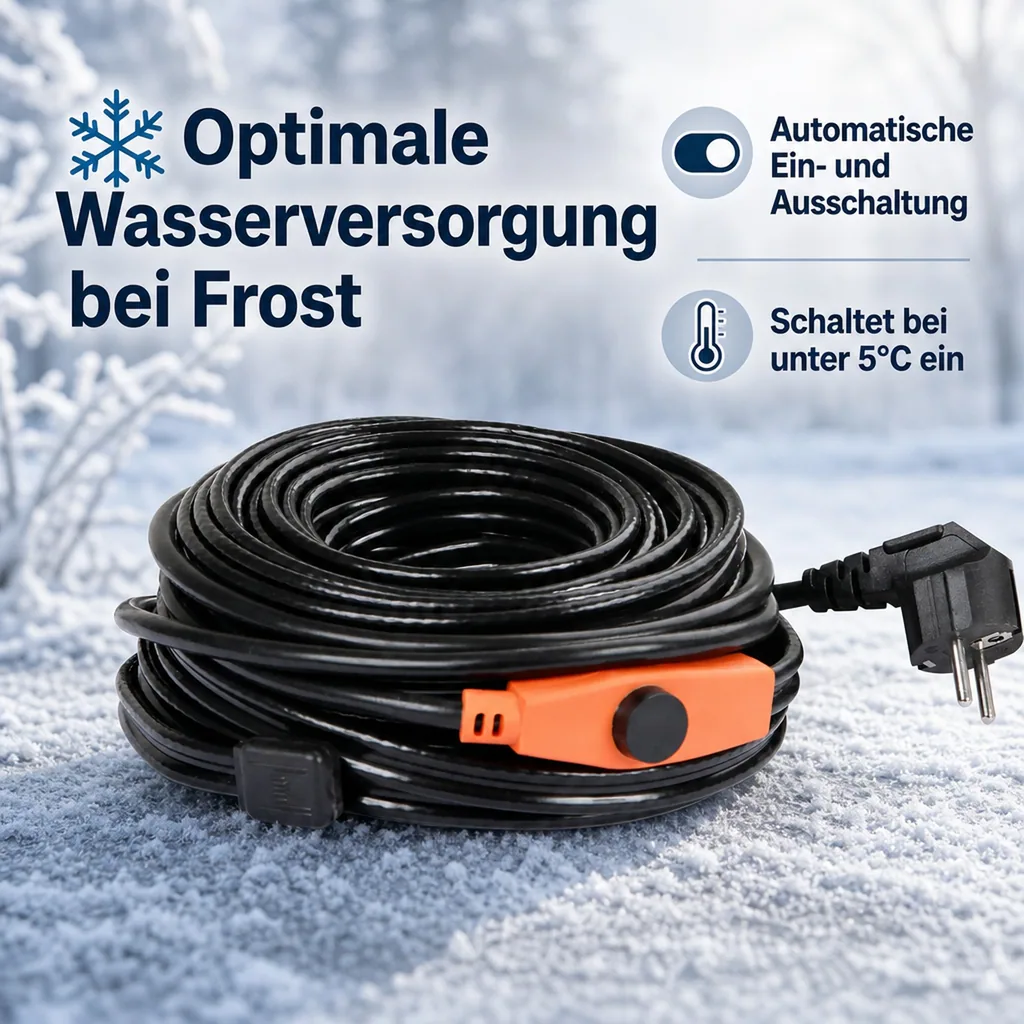 Frostschutz Heizleitung, 18 m, 288 Watt