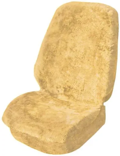 Lammfell Autositzbezug, Camel