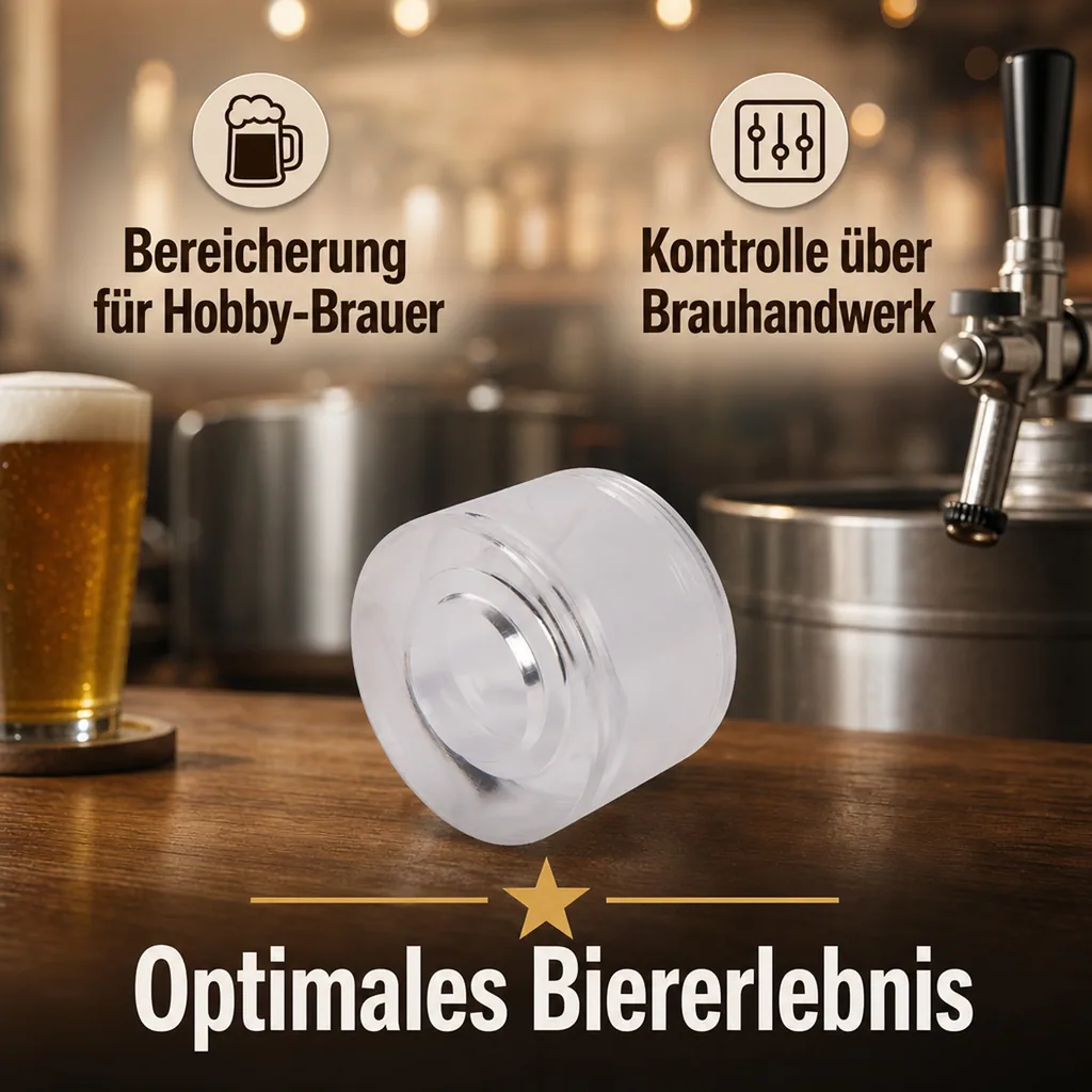 Schauglas für Rückschlagsicherung für Keg - Verschluss (Micro Matic)