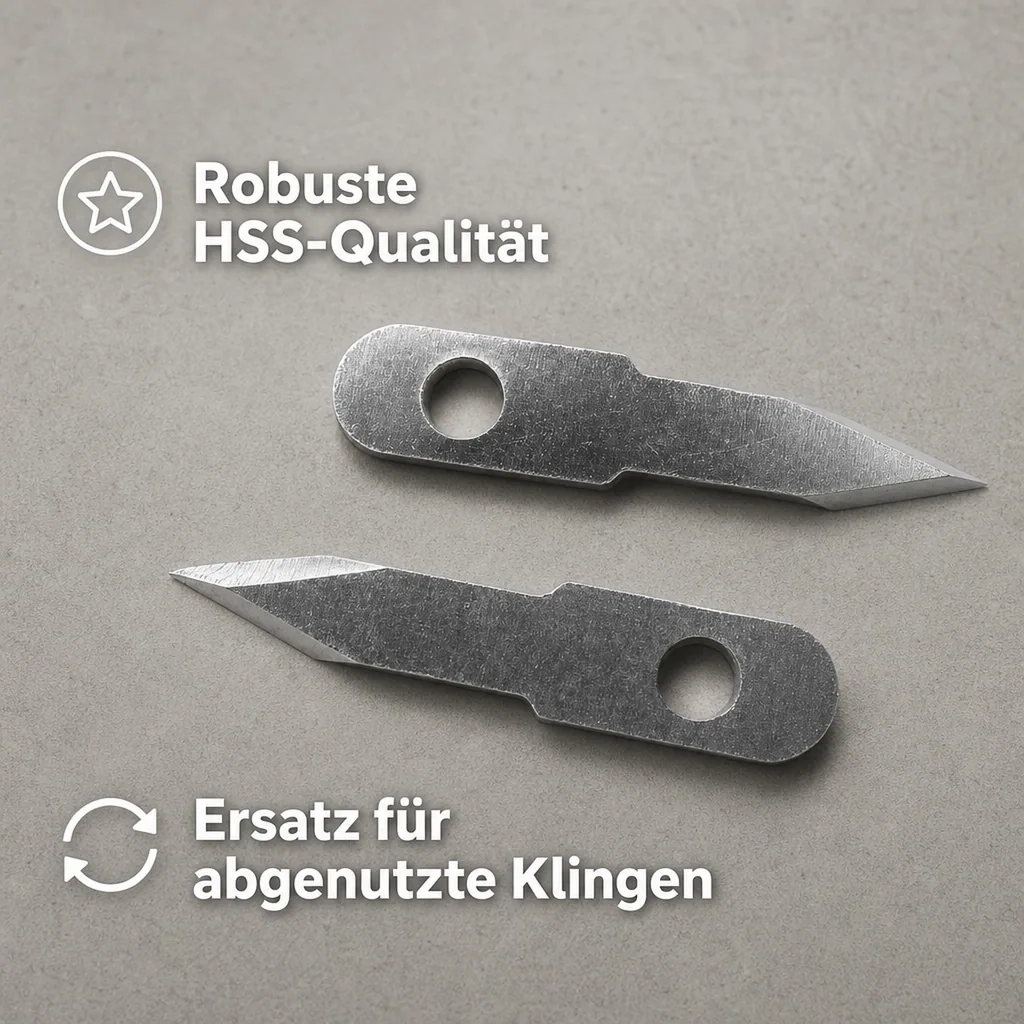 HSS Ersatzmesser, 2 Stück für Rundschneider