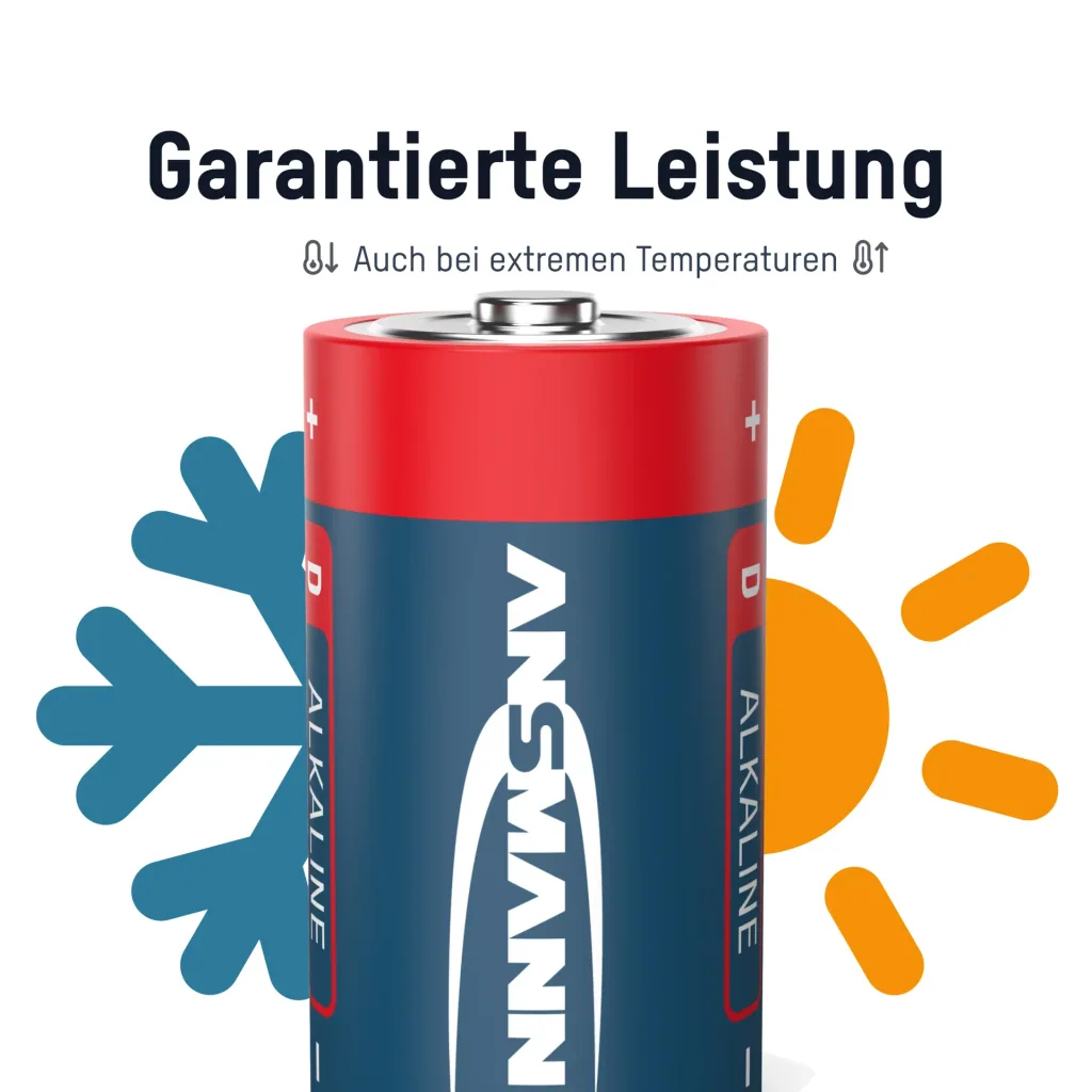 Alkaline Mono D Batterie - 2 Stück