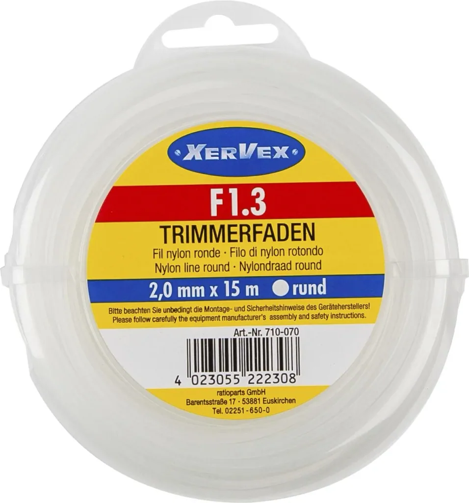 Polyamidfaden (Nylon), rund, 2,0 mm/ 15 m