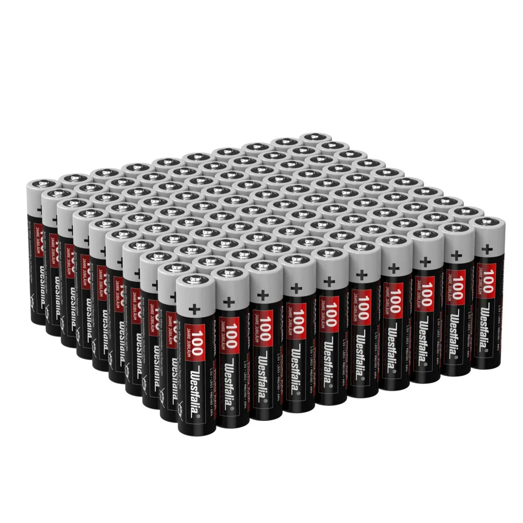 Red-Alkaline Micro (AAA) Batterien - 100 Stück