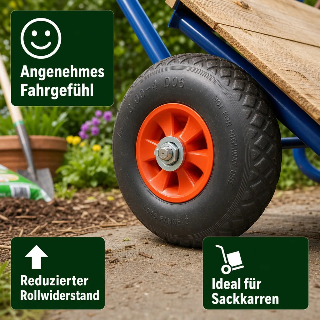 Pannensicheres Sackkarrenrad, 1 Stück