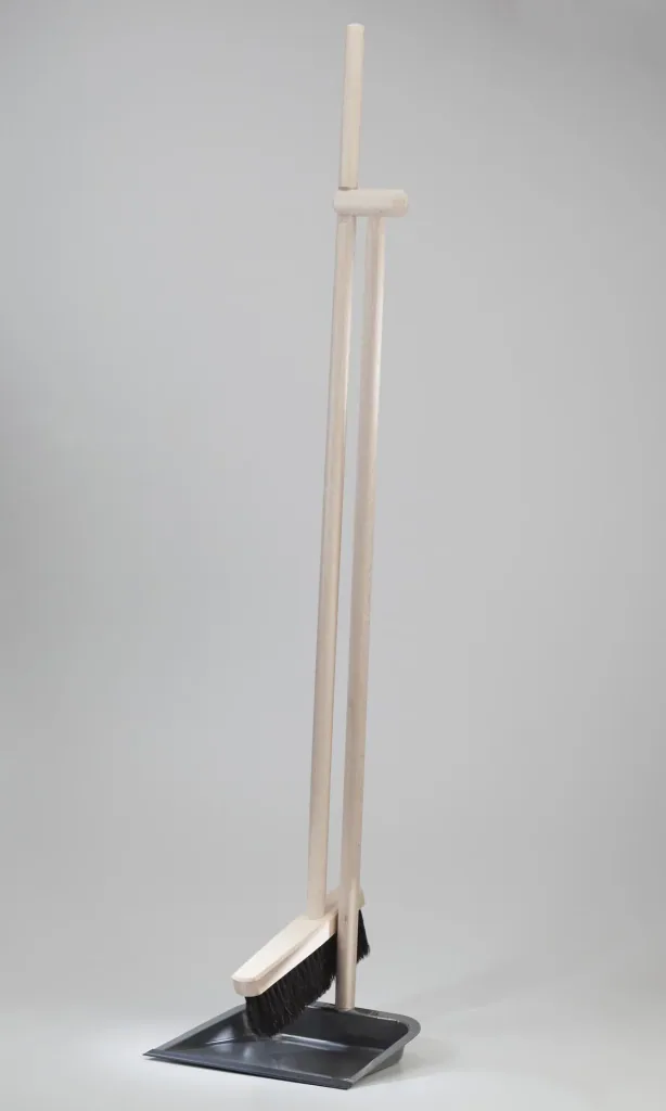 Steh Kehrgarnitur "Faule Grete", Gesamthöhe 107 cm - 970 g