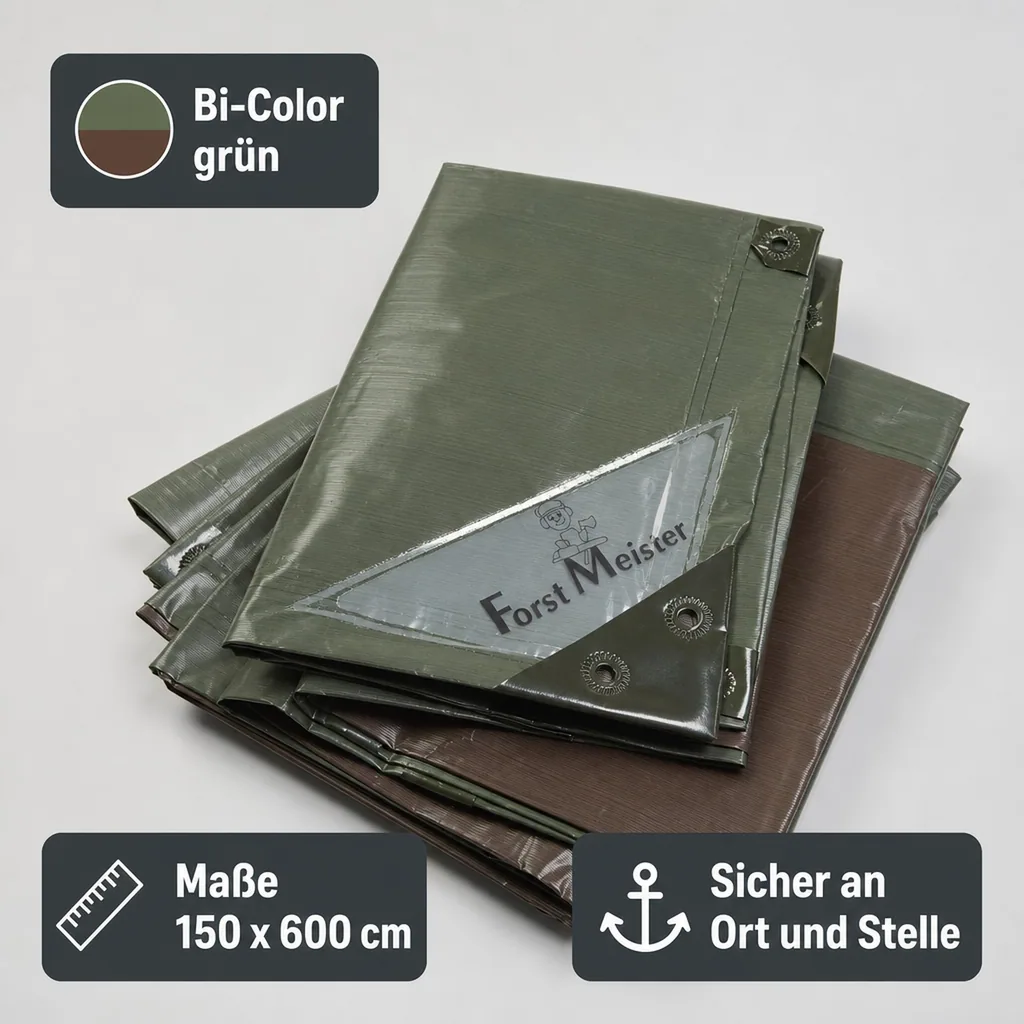 Holzabdeckplane 150 g/m², 150 x 600 cm
