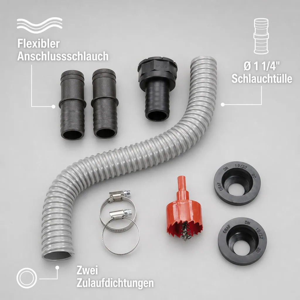 Flex Comfort Verbindungsset, grau