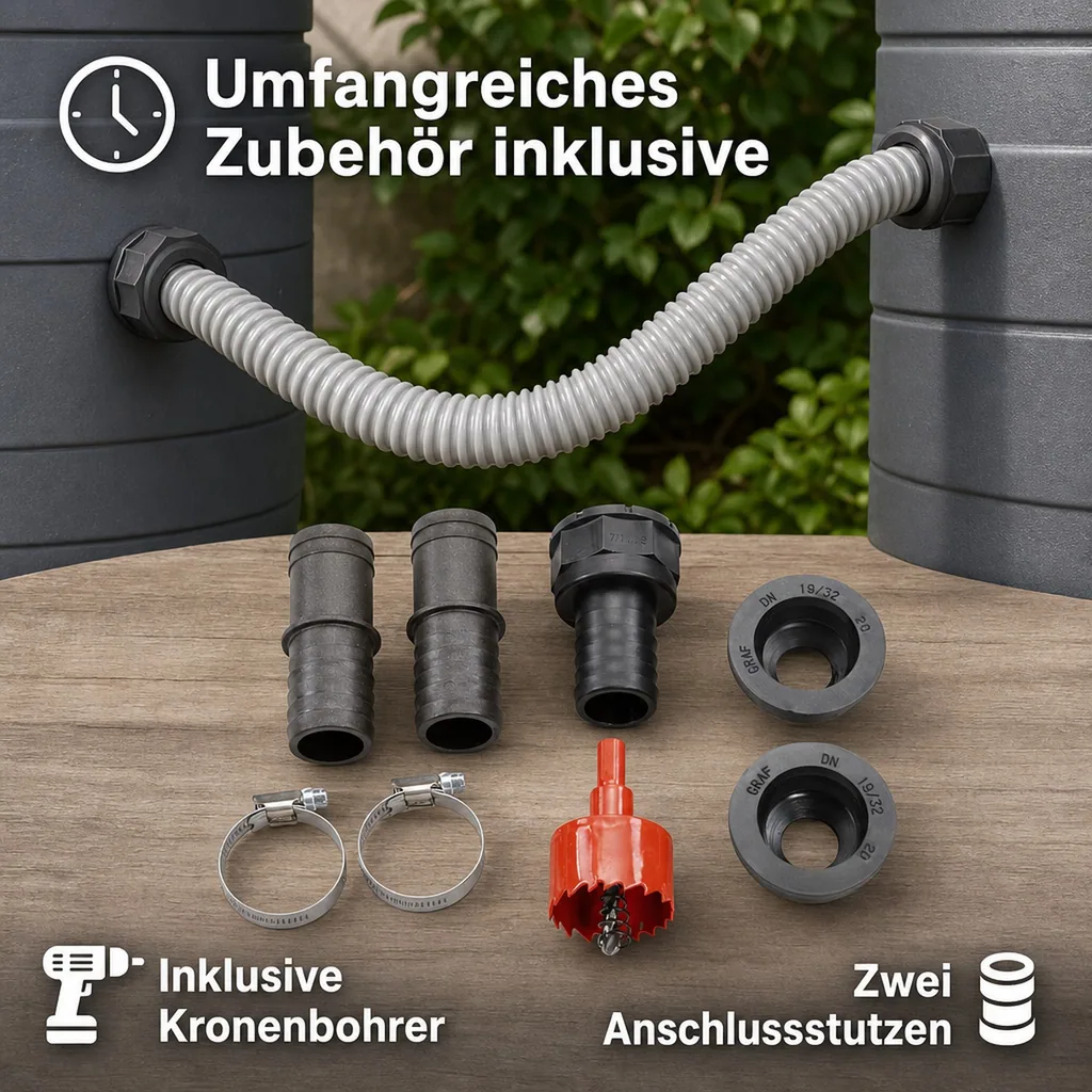 Flex Comfort Verbindungsset, grau