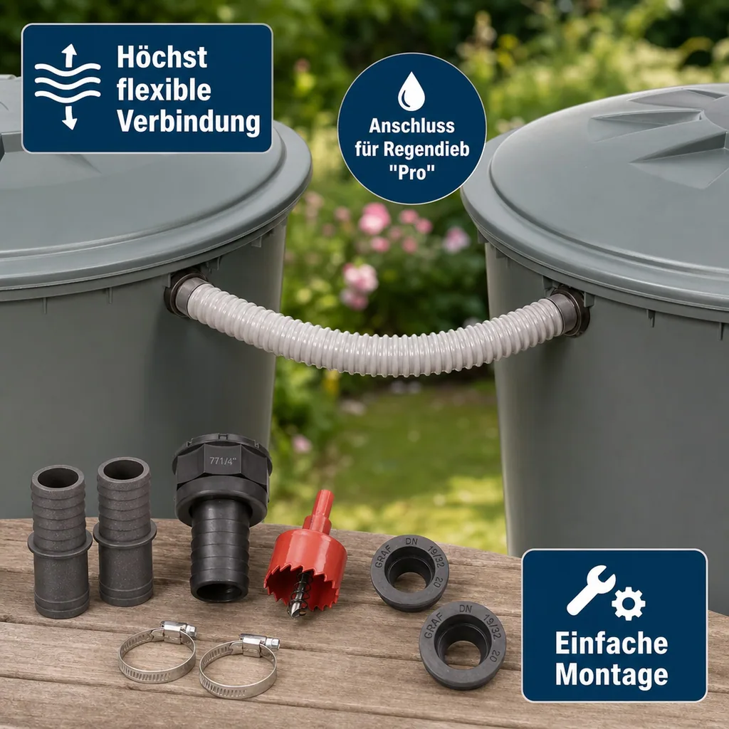 Flex Comfort Verbindungsset, grau