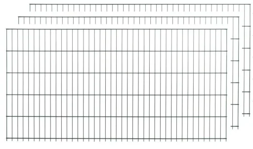 Stabmattenset grün  5 Stück  a 75cm x 200cm