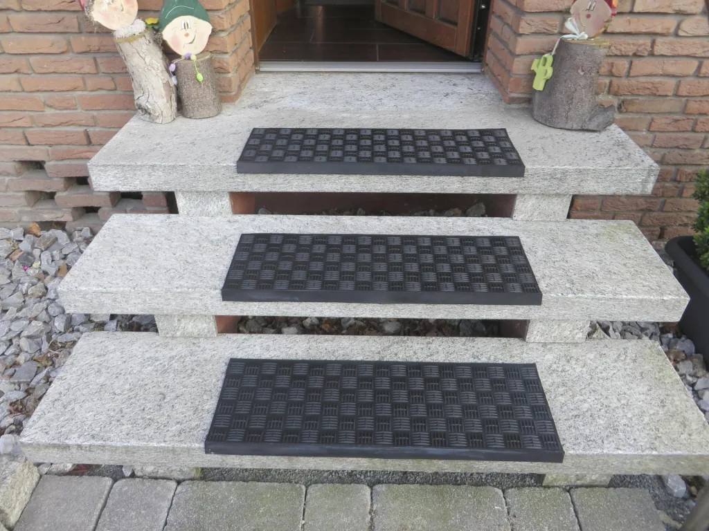Gummi Winkel - Stufenmatte, schwarz