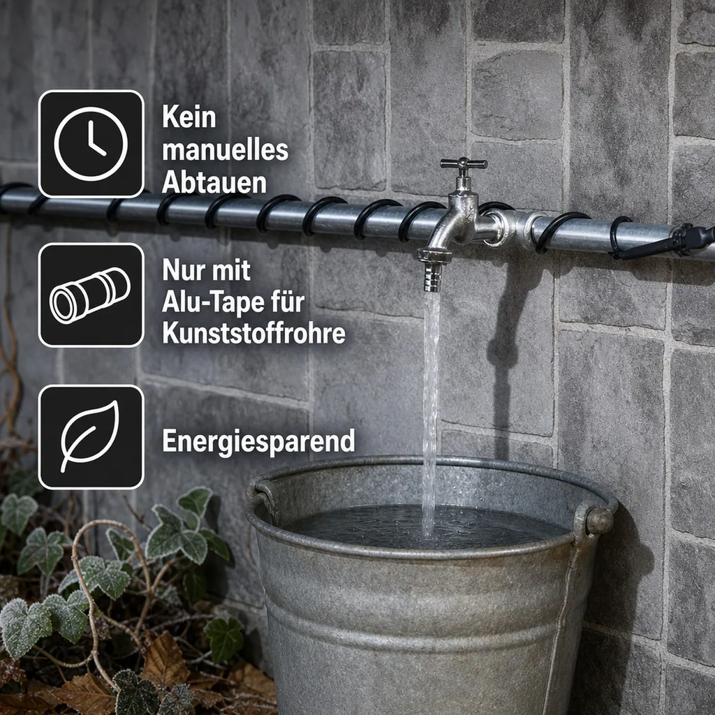 Frostschutz Heizleitung 1 m, 16 Watt