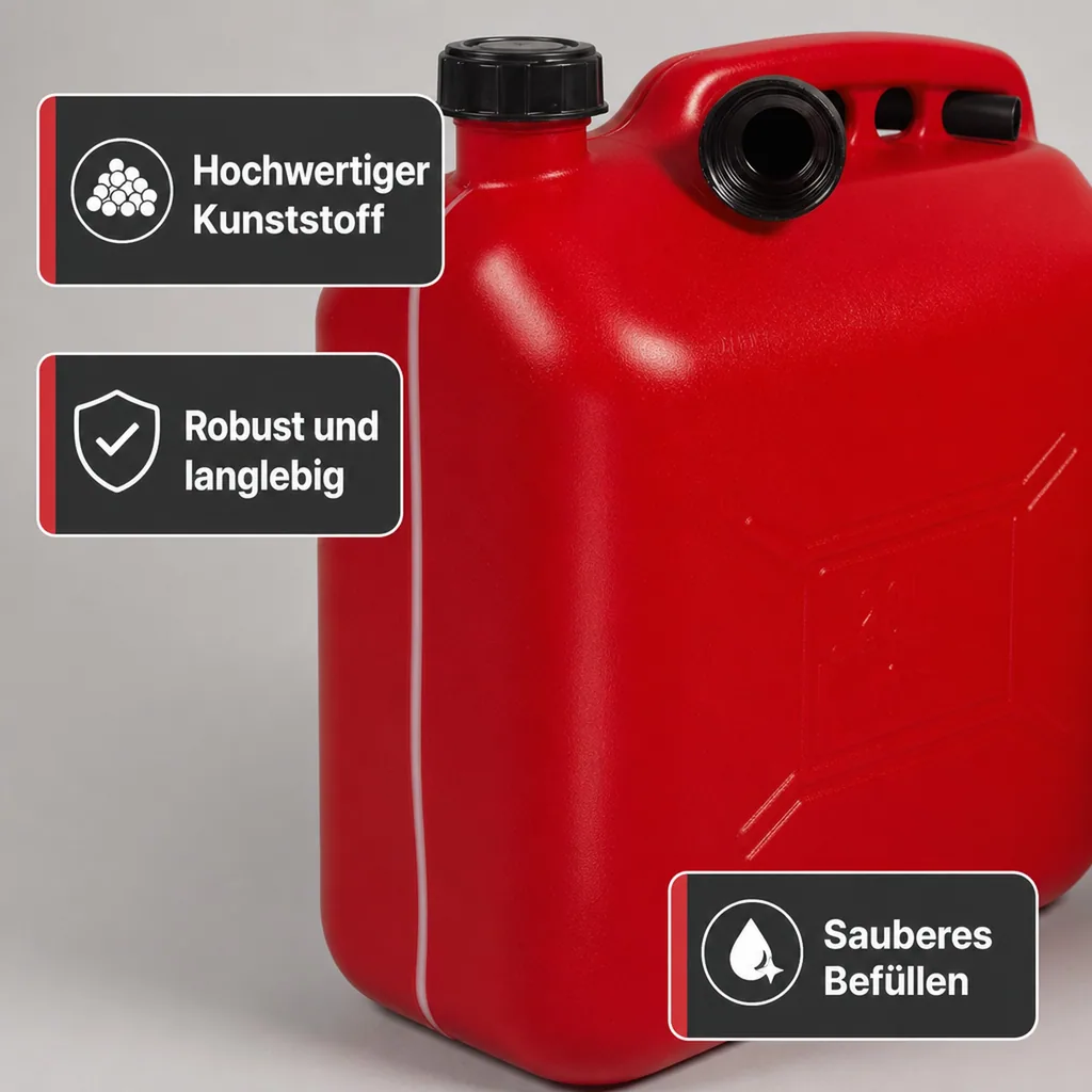 Kraftstoffkanister 20 Liter - mit Füllstandanzeige