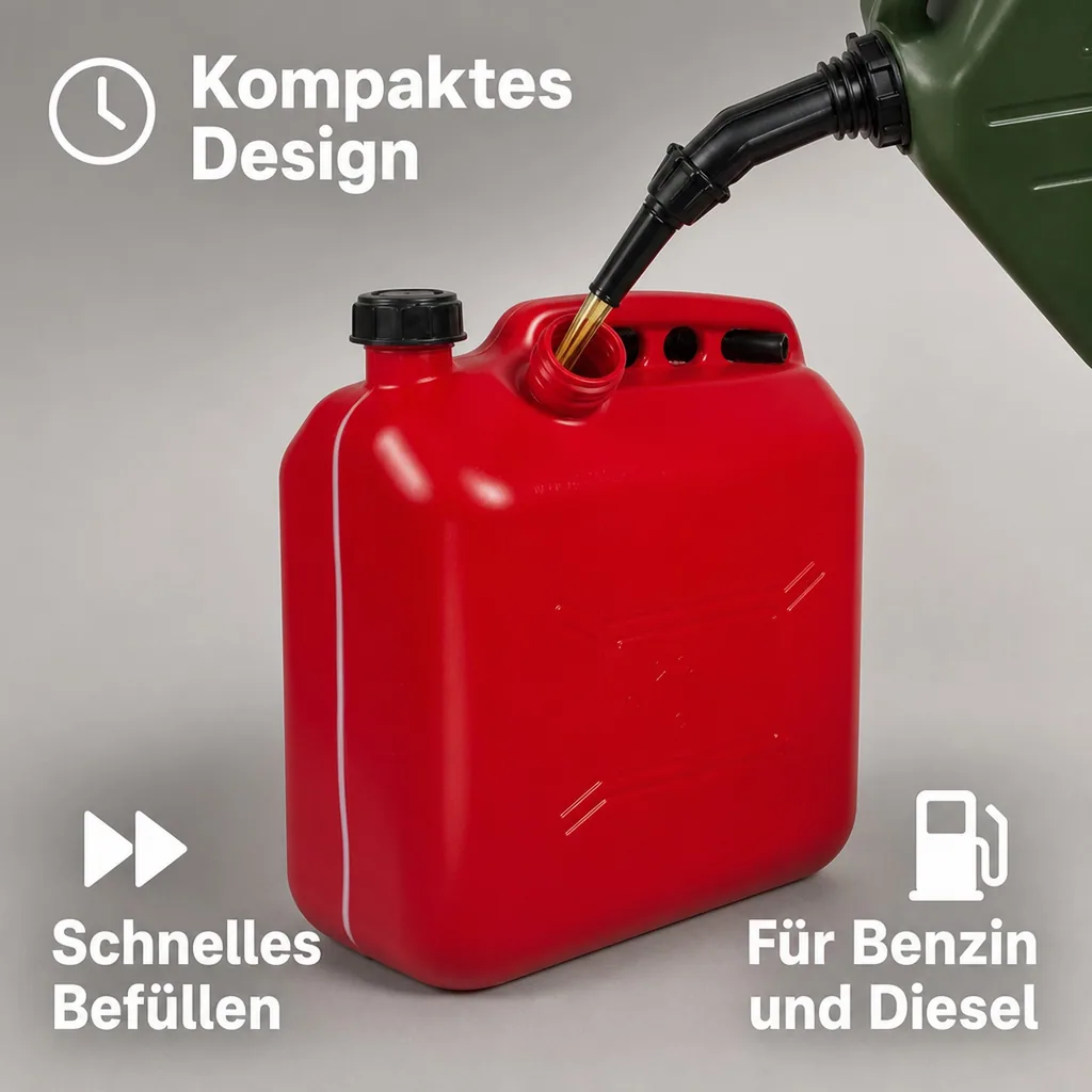 Kraftstoffkanister 20 Liter - mit Füllstandanzeige