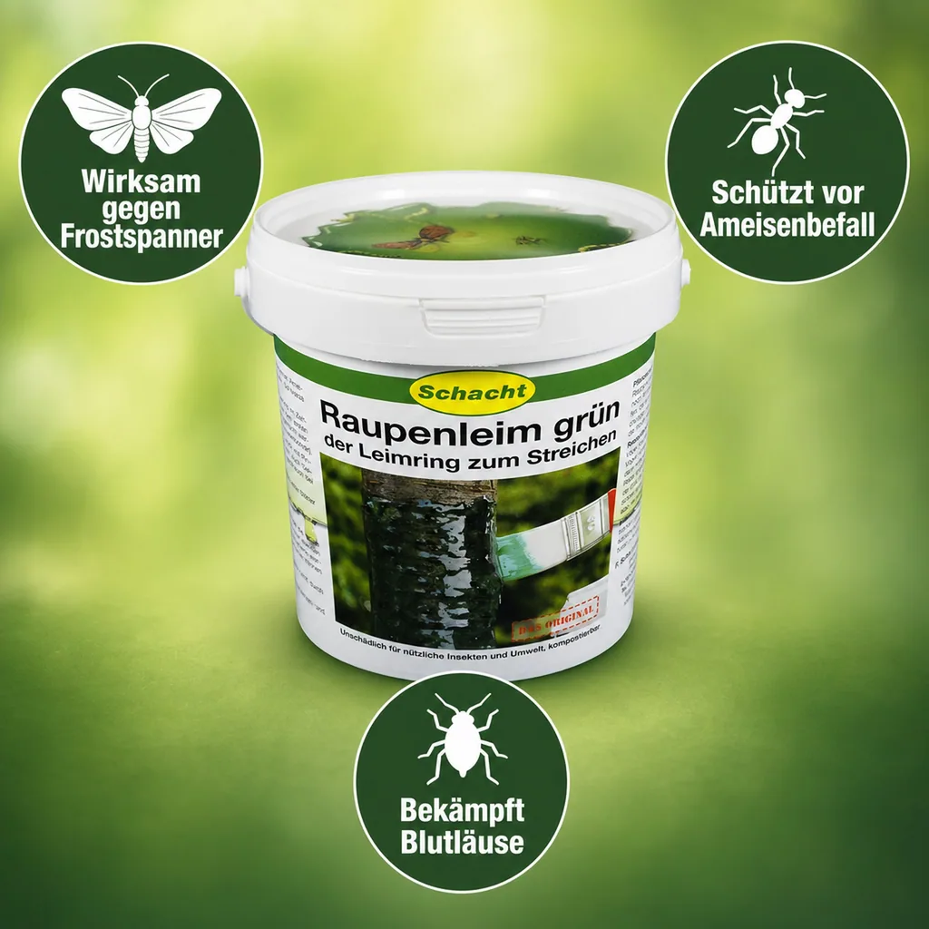 Raupenleim, grün, 250 g Dose - zum Schutz Ihrer Bäume