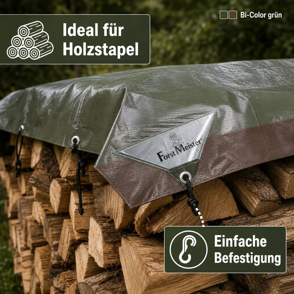 Holzabdeckplane 150 g, 150 x 300 cm