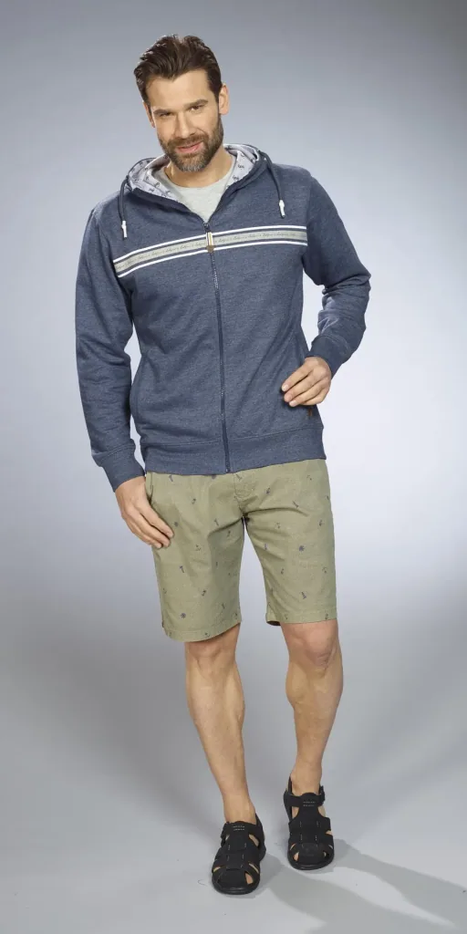 Kapuzenjacke, Farbe marine, Gr.M