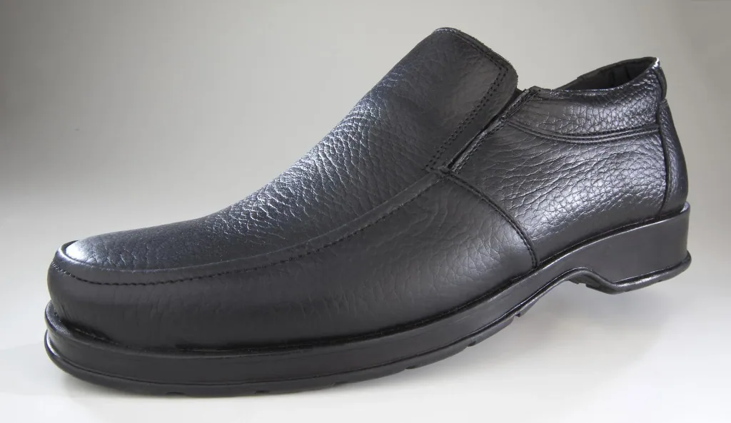 Lederslipper Air Comfort, Farbe schwarz, Gr.44