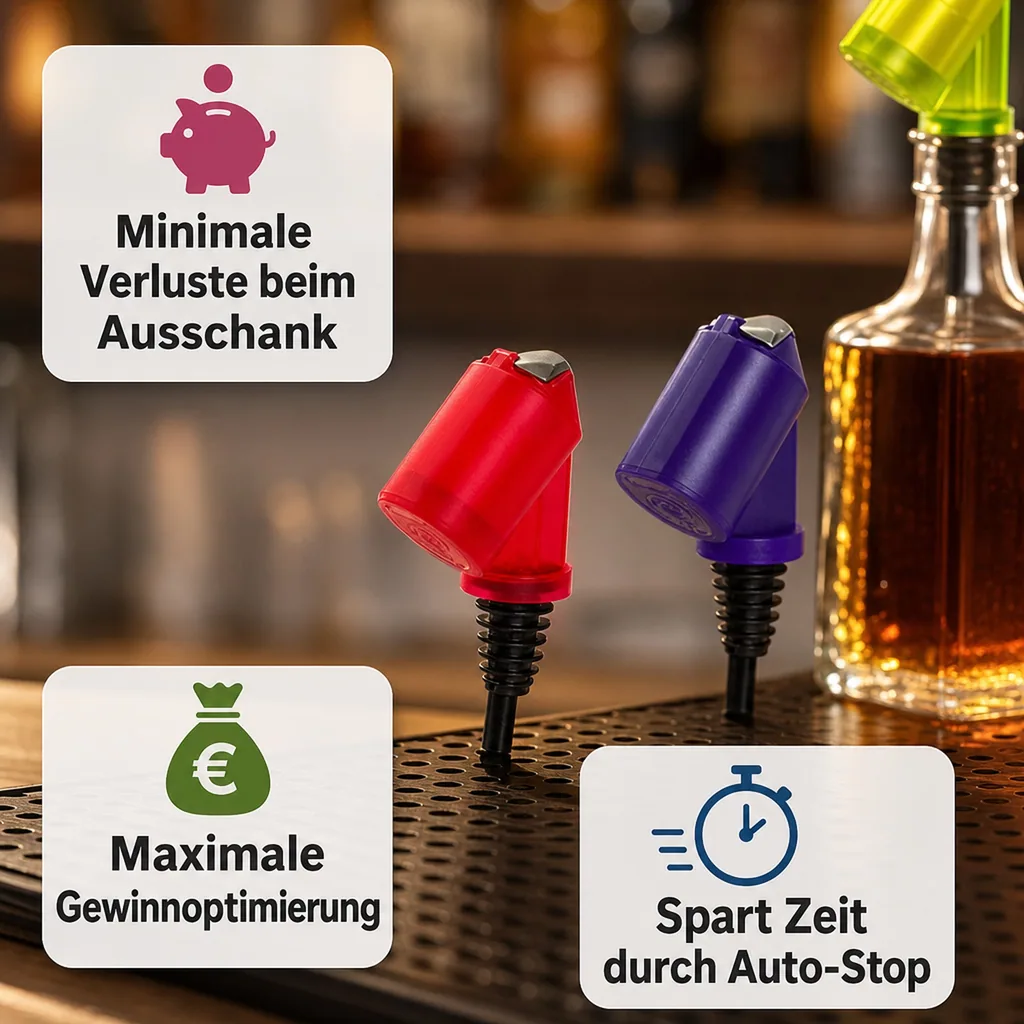 Flaschenportionierer, Ausgießer - Bottle Master 3000, rot, gelb, blau für 0,5 - 1,5 Liter Flaschen, Farbe Bottle Master 3000: gelb