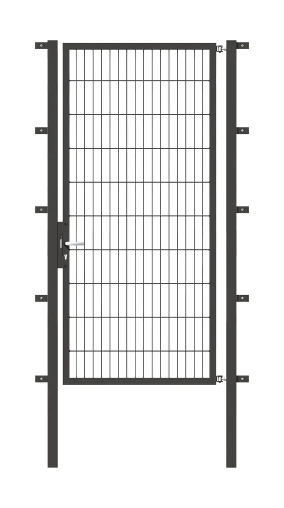 Einzeltor Flexo mit Zubehör, anthrazit/ Breite 100 cm, Höhe 200 cm