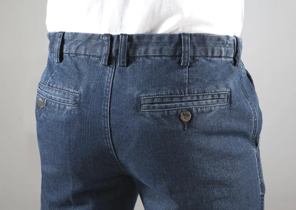 Jeans mit Komfortbund, Farbe bluestone, Gr. 48