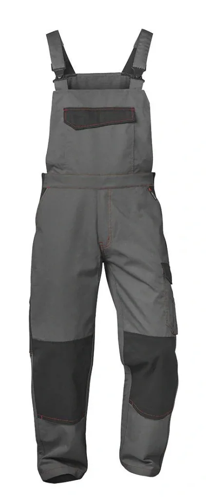 Latzhose für Beruf und Hobby, Farbe grau, Gr. 48