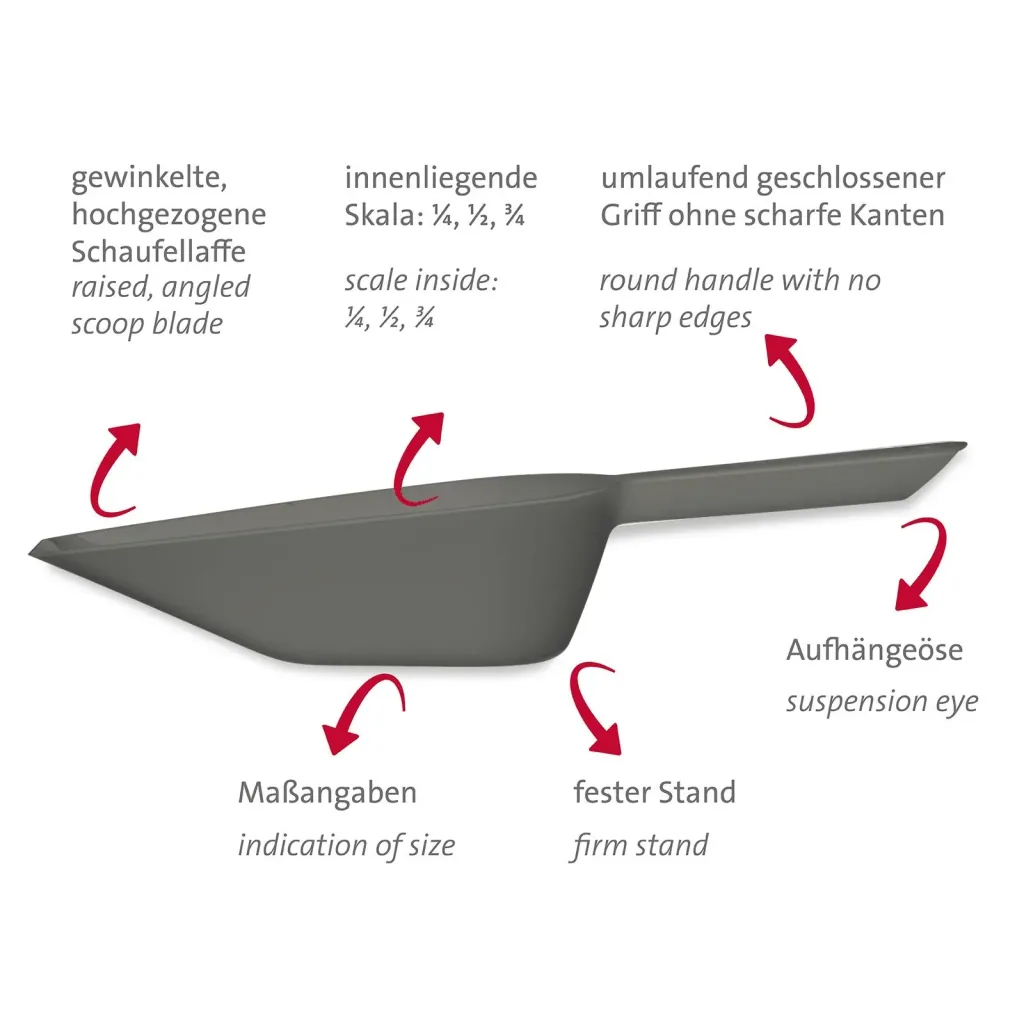 Kunststoffschaufel "Halvar" 55 ml, 3 Stück