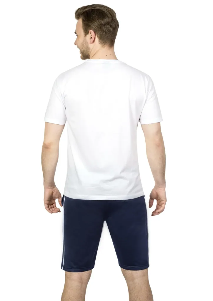Freizeitshort mit 2 Seitentaschen, Farbe marine, Gr.M