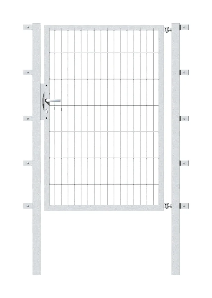 Einzeltor Flexo mit Zubehör, feuerverzinkt/ Breite 100 cm, Höhe 140 cm